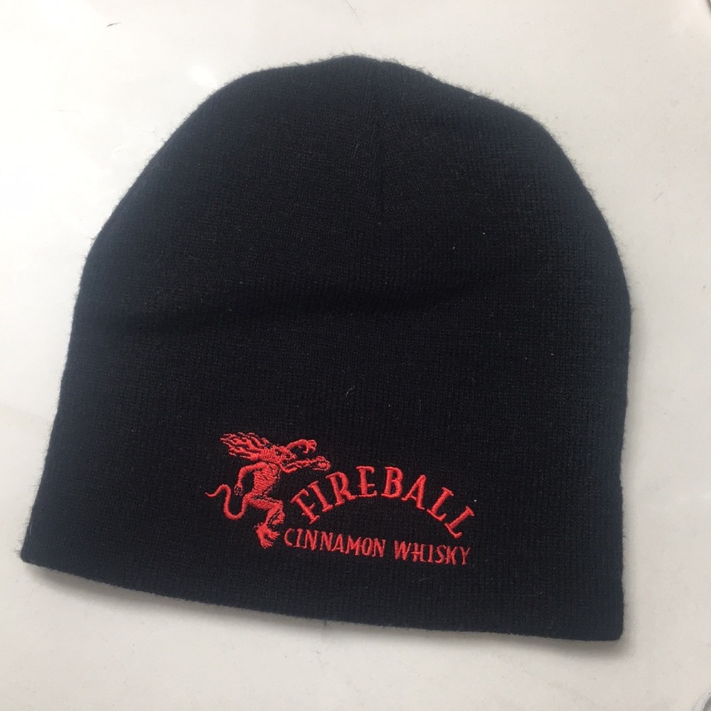 Fireball Whiskey Beanie